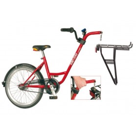Trailer add + bike by Roland Farbe rot, ohne Schaltung mit Freilauf