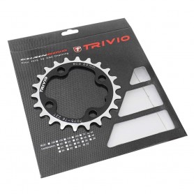 TRIVIO Chain Ring MTB 22T 64mm BCD black TRV-CR-001