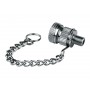 SKS MS-reduction nipple of Schrader valve on D S-valve with chain