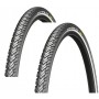 2x Michelin Reifen Protek Alle Versionen 20-28" E-25 Draht mit/ohne Reflex sw.